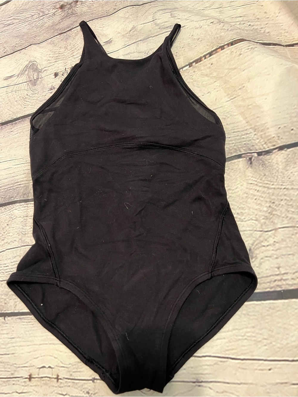 Ivivva (lululemon Girls) Black Leotard size 10 adjustable strap